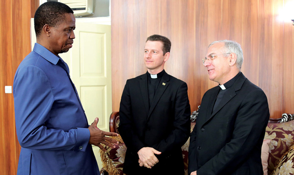 Lungu to meet Catholic bishops