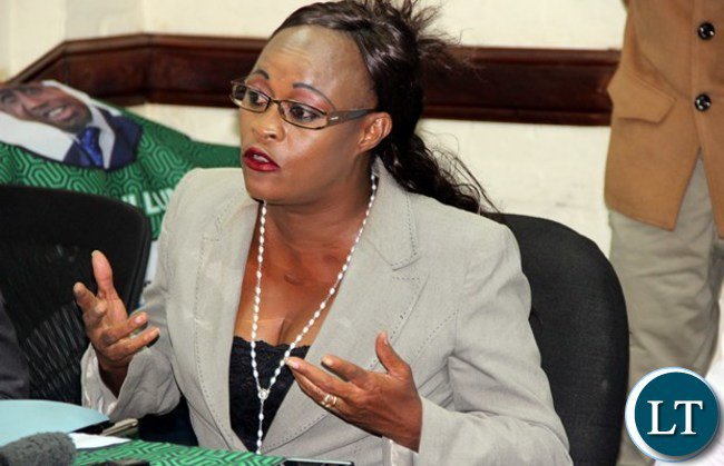 Mumbi Phiri tells opposition political parties not to frustrate the PF Government